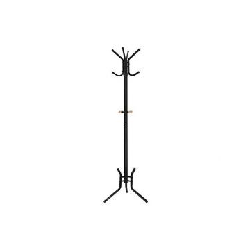 Cuier tip pom, Songmics, Metal, Negru, 176 cm
