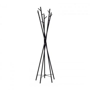 Cuier W35, negru, 50x50x180 cm