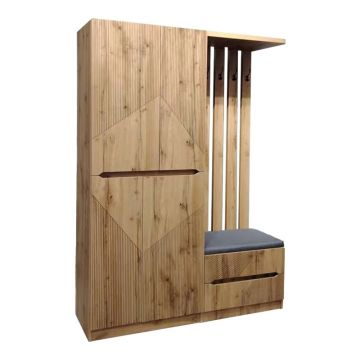 Cuier Zomie Natural 131x41.5x180.4 cm