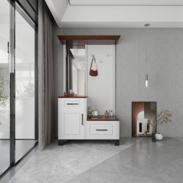 Cuier hol ZQD 108 Alb 110x43x200 cm