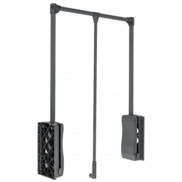 Lift pentru haine, antracit, reglabil pe latime de la 545 mm la 700 mm