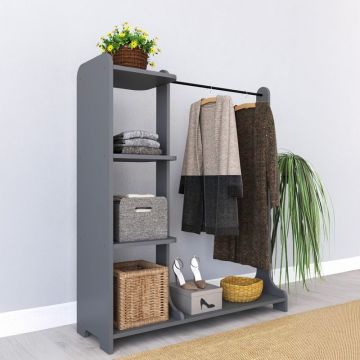 Mobilier hol Renesmee, Pako World, Antracit, 106x45x128 cm