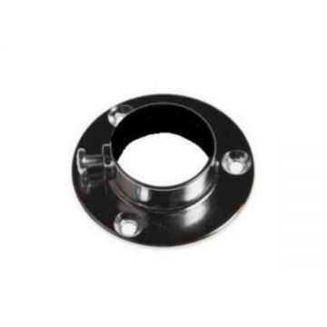 Suport lateral negru pentru bara rotunda de umerase - Maxdeco