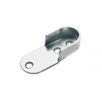 Suport lateral pentru bara umerase ovala, finisaj aluminiu - Maxdeco