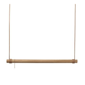 Cuier de perete în culoare naturală din lemn de stejar 110 cm Swing L – LIND DNA
