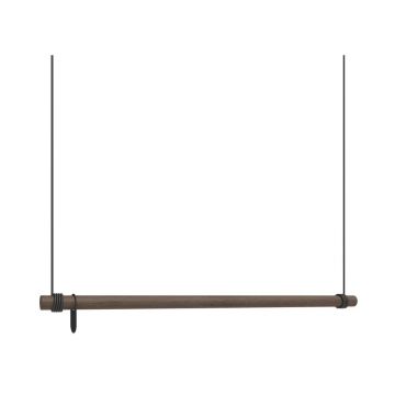 Cuier de perete maro din lemn de stejar 110 cm Swing L – LIND DNA