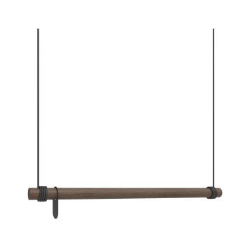 Cuier de perete maro din lemn de stejar 80 cm Swing M – LIND DNA