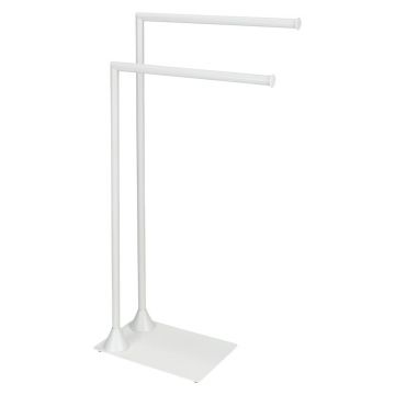 Suport pentru prosoape alb din oțel Hella – Wenko