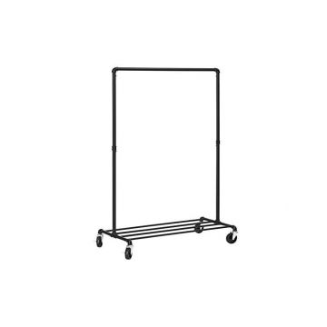 Suport pentru umerase mobil, Songmics, HSR61BK, Negru, 163 x 100 x 49 cm