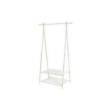 Suport pentru umerase, Songmics, HSR05W, Metal, Alb, 155 x 87 x 41 cm