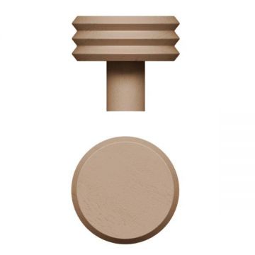 Agatatoare cuier Pulse Color, finisaj maro ceramic, 65x57 mm