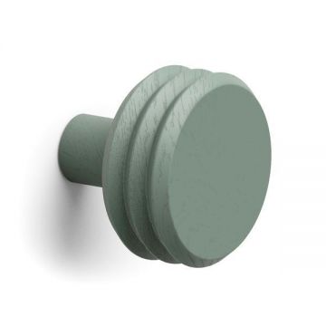 Agatatoare cuier Pulse Color, finisaj verde matcha, 65x57 mm