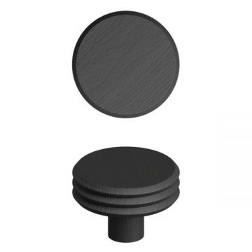 Agatatoare cuier Pulse, finisaj negru mat lacuit, 90x62 mm