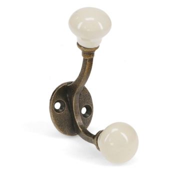 Cuier de perete crem din metal 3 cm – Rex London