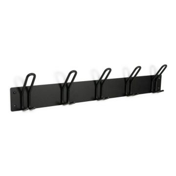 Cuier de perete negru din oțel 70 cm Miles – Spinder Design