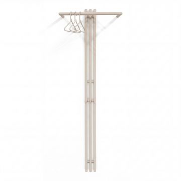 Cuier de perete taupe din oțel 65 cm Senza – Spinder Design