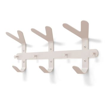 Cuier de perete taupe din oțel 66 cm Frondo – Spinder Design