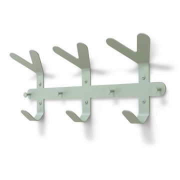 Cuier de perete verde prăfuit din oțel 66 cm Frondo – Spinder Design