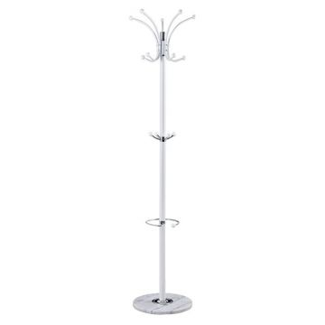 Cuier haine tip pom Nicolo metal alb D37x175cm