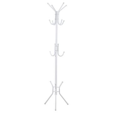 Cuier haine tip pom Piero metal alb D44x181cm