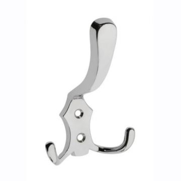 Cuier Model Fiko, 3 Carlige, Finisaj Aluminiu