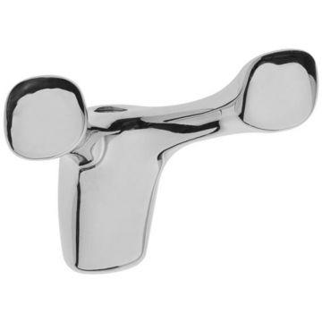 Cuier Model Lugo V1/Toledo-B0, 2 Carlige, Finisaj Crom Lucios