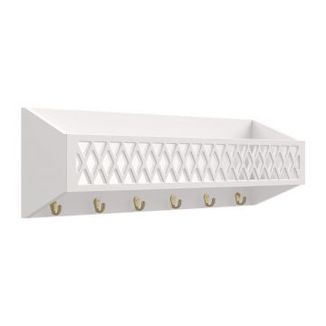 Cuier pentru copii alb pentru perete 75x25 cm Harlequin – Cam Cam Copenhagen