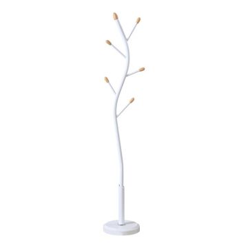 Cuier Portu Alb 30x30x170 cm