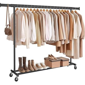 Cuier stander Negru Songmics 200x45x161.5 cm