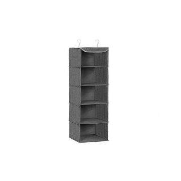 Organizator pentru garderoba, Songmics, RYCH06G, Gri