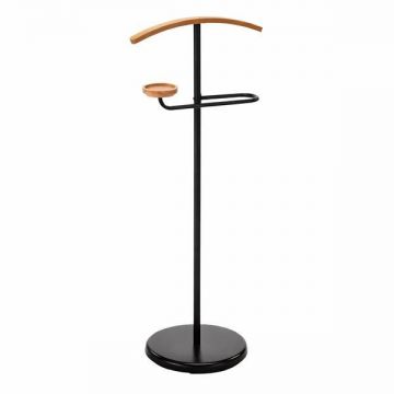 Portmantou Albin, finisaj negru/fag, 450x290x1050 mm