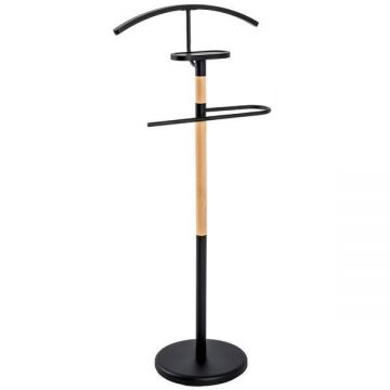 Portmantou Foster, finisaj negru/fag, 470x290x1120 mm