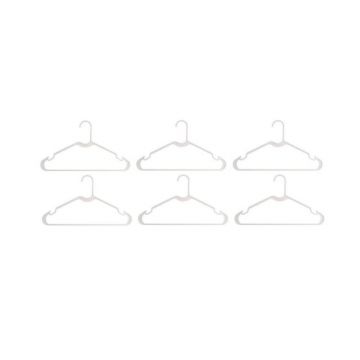 Set 6 Umerase pentru Haine, 40.50 x 23 x 0.60 cm, din Plastic, Grunberg