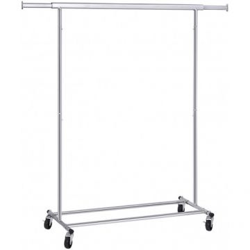 Suport mobil cu 1 bara Chrome 1, (92-132) x 45.4 x 160 cm