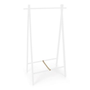 Suport pentru haine alb din lemn de mesteacăn 91x151x50 cm Daiki – Yes Everyday