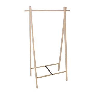 Suport pentru haine în culoare naturală deschisă din lemn de stejar 89x151x52 cm Daiki – Yes Everyday