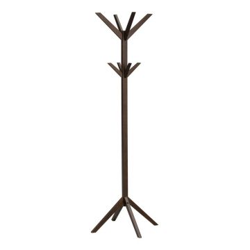 Suport pentru haine în culoare naturală închisă din lemn de stejar 59x178x59 cm Confetti – Rowico