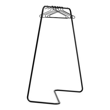 Suport pentru haine negru din oțel 118x160x57 cm Hang-On – Spinder Design